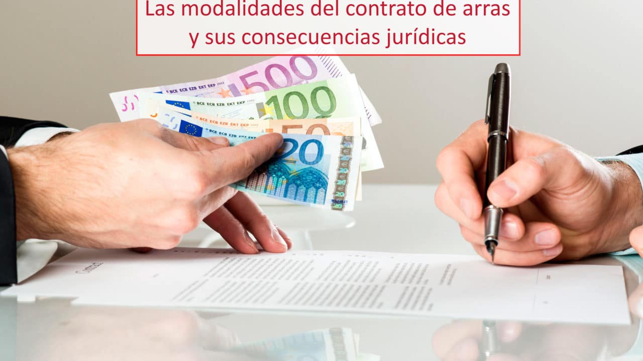 cual es la diferencia entre un contrato de arras y una senal descubrelo aqui