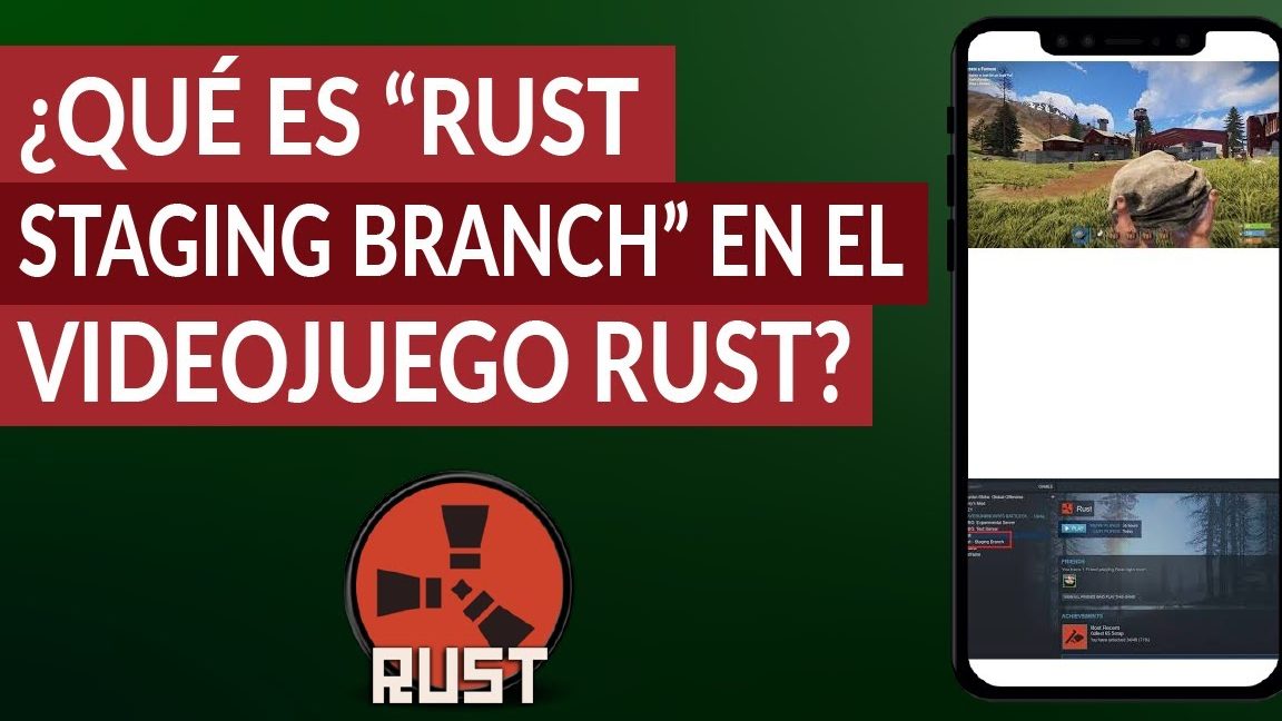 Как удалить rust staging branch