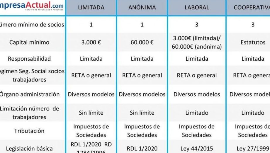 cuales son las principales diferencias entre sociedad limitada y nueva empresa limitada