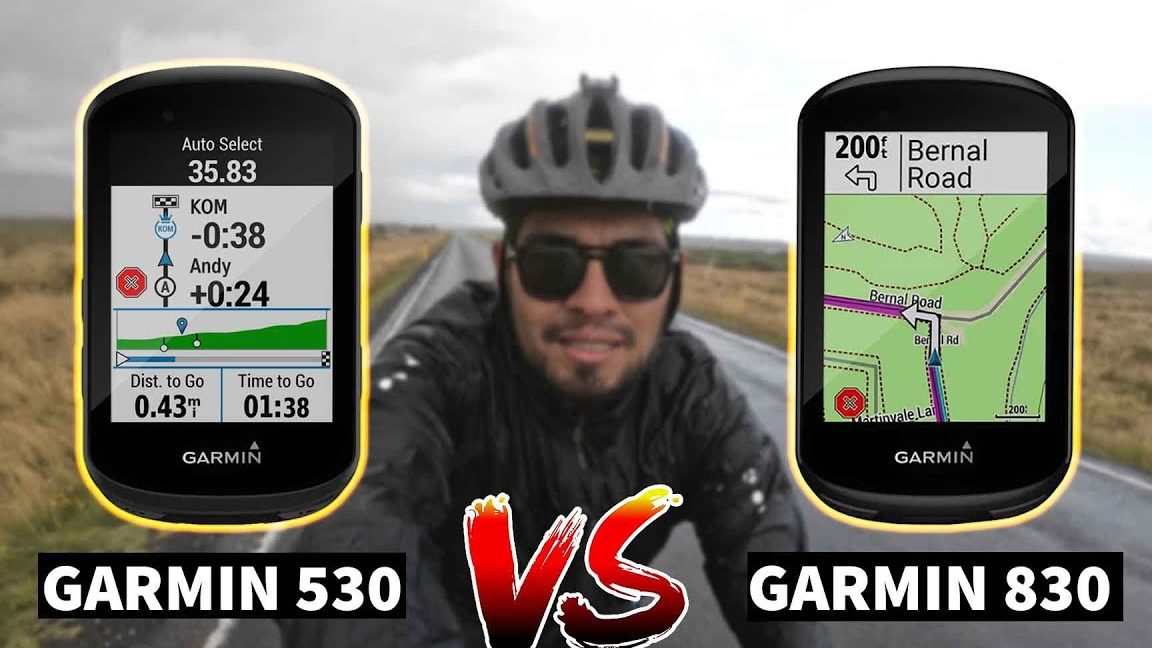 comparativa entre el garmin 530 y 830 cuales son las diferencias