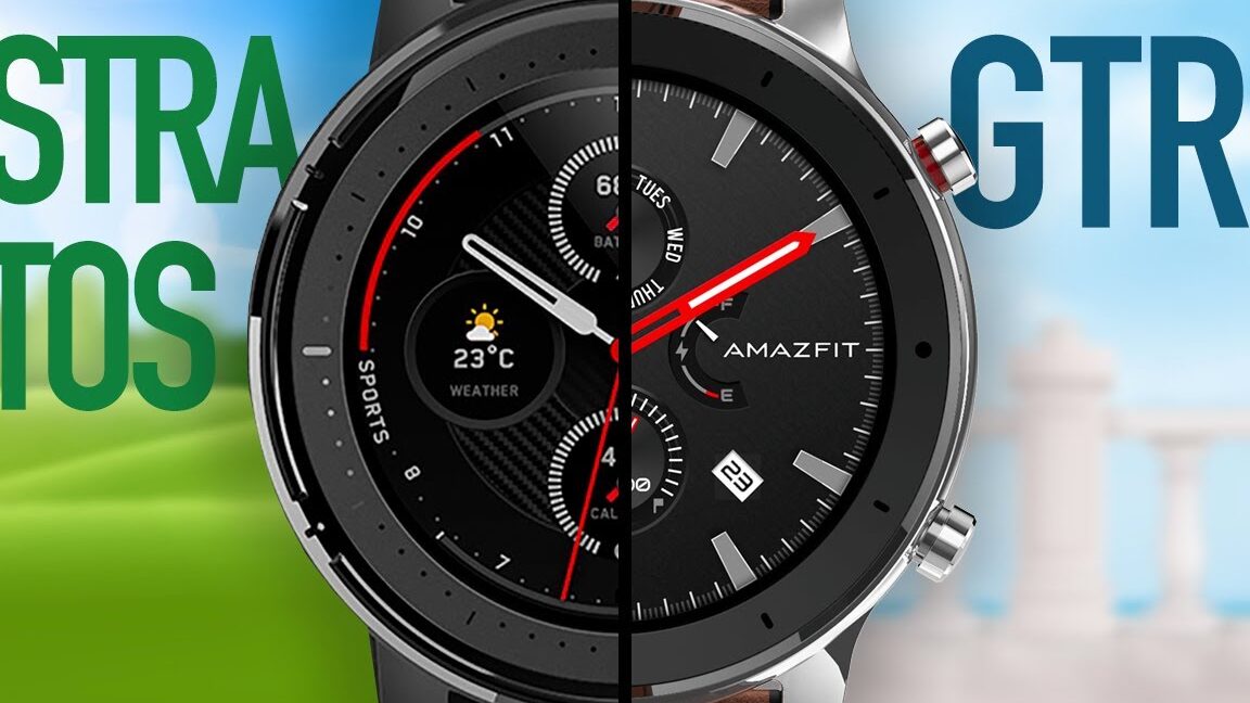 comparativa amazfit gtr vs stratos cual es mejor para ti