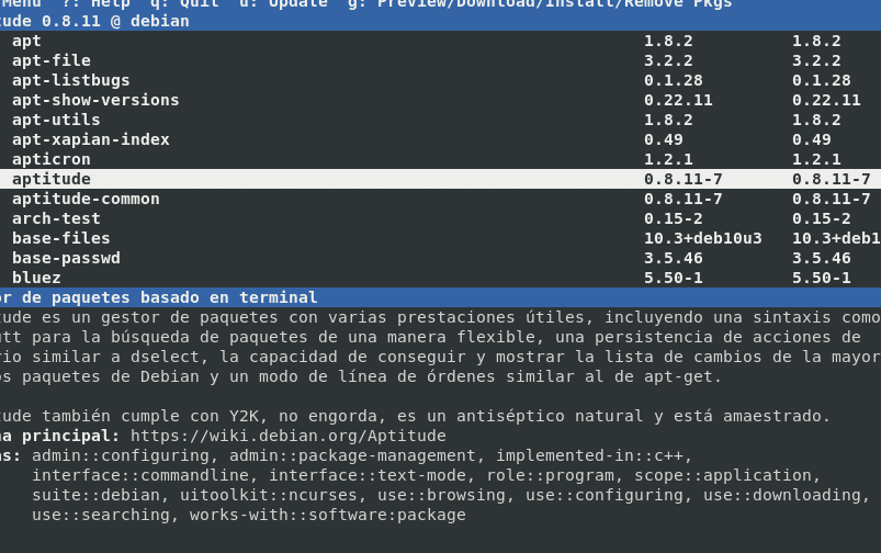 diferencias entre apt get y aptitude cual es la opcion mas eficiente para instalar programas en