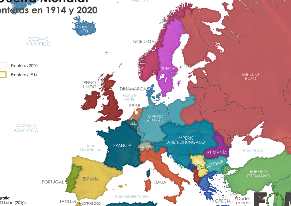 diferencias notables entre el mapa de europa de 1914 y 1919 un analisis historico detallado
