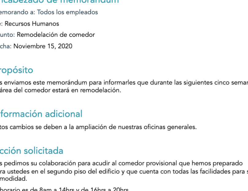 diferencias clave entre circular y memorandum todo lo que necesitas saber